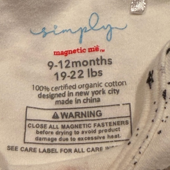 GUC Simply by MagneticMe Starry Night Baby Onesie (Size 9-12 mos) - Picture 5 of 6